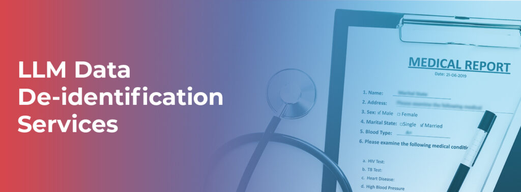 LLM Data De-identification Services