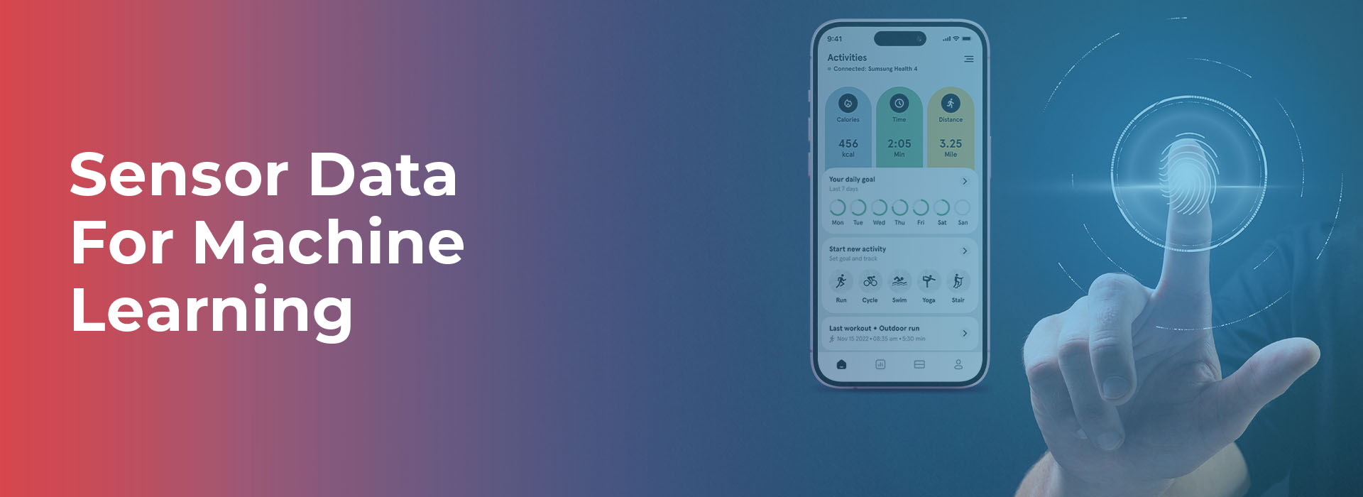 Sensor data for machine learning